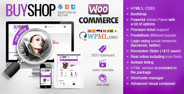 BuyShop - Responsive WooCommerce WordPress Theme - WooCommerce eCommerce